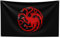 SKELASIRAL Haus-Targaryen-Flagge, 90 x 152 cm, Dekoration für Innen- und Außenbereich, Dekoration für Wohnheim, Party-Banner