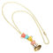 NIYANGLE Teetasse Halskette Teetassen Anhänger Party Schmuck Pullover Halskette Teetassen Halsketten Modeschmuck für Damen Halsketten für Pulloverkette Einfacher Schmuck Legierung