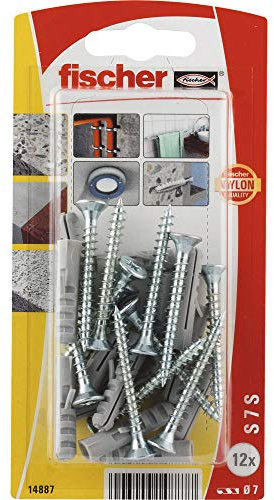 FISCHER 014887 - Blister chevilles nylon S 7 GKS