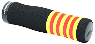 Massi 48014 Pair of Handlebar Grips with Flag Design - Black - Single Size