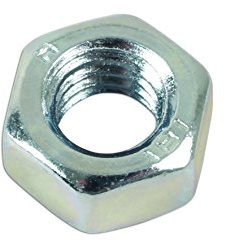 Connect Workshop Consumables 36930 Plain Nuts Metric, 6 mm, Set of 5