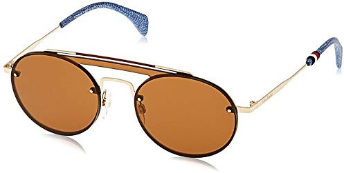 Tommy Hilfiger THF200 639 Occhiali da Sole, Oro (Gold/BW Black Brown), 99 Unisex-Adulto