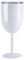 Edelstahl-Kelch mit Deckel, doppelwandig, vakuumisoliert, Cocktailglas, Weinbecher, ideal für Rotwein, Geschenk, 300 ml (Weiß)
