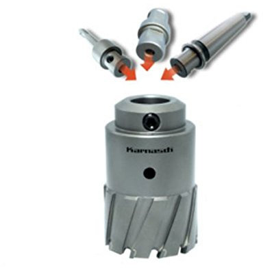 Hauptversand24 Hartmetall-bestückte Lochkreissäge Lochsäge Power-Max 55 nur Lochsägenkörper, Schnitttiefe 55mm, Ø d=74mm