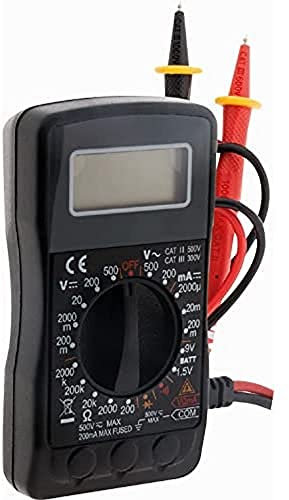 Kopp Digital-Multimeter CAT III 300V mit 7 Funktionen, schwarz, 196402109