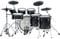 XDrum DD-670 PLUS Mesh E-Drum Kit - elektronisches Schlagzeug mit echter HiHat und Holzkesseln - 14 Snare-Pad und 20 Kick-Pad - 720 Sounds, 20 User-Kits - inkl. Hardware - Black Sparkle
