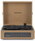 Crosley Voyager Giradischi con 2 altoparlanti, Bluetooth In & Out e AUX - Giradischi Vintage a 3 velocità - Per vinili da 7, 10 e 12 - Portatile con custodia integrata (Abbronzarsi.)