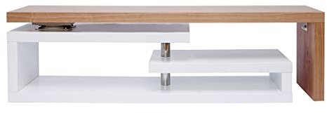 Miliboo Mobile TV design modulabile bianco e legno Max