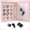 LEcylankEr Baby Handabdruck und Fußabdruck Fotoalbum Baby Bilderrahmen Erstes Jahr Jubiläum Wachstumsrekord Babygeschenke,Faltbar Zweifach Verwendbarer Fotorahmen mit Auffüllbares Stempelkissen (Rosa)
