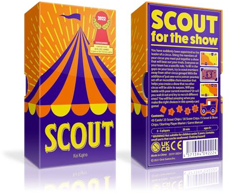 Oink Games Scout Card Game for 2-5 Players • Funny Circus Family Board Games • *Nominated for Game of The Year* • Best Family Games