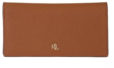 RALPH LAUREN RALPH LAUREN LOGO SLIM WALLET-WALLET-MEDIUM, Tan, 17.5 x 9 x 1.7 cm, Portefeuille
