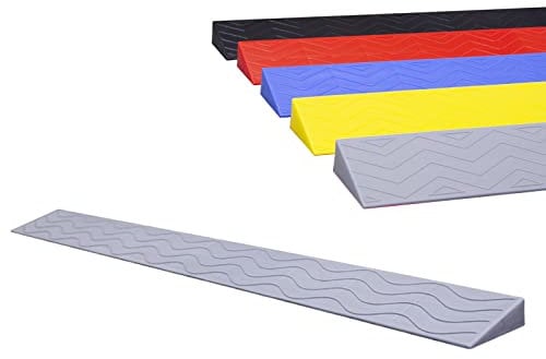 HOME UK Türschwellenrampe, Bordsteinrampe, rutschfeste Rampe 1 Bis 6,5 cm Hoch, Haushalt, rutschfeste Stufen, Rampen, Türöffnung für Fahrrad, Rollstuhl, Reinigung, Roboter, Garage, Lager