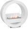 Moritz Ethanol Kamin Standkamin 64 x 63 x 25 cm weiß I 1,5 Liter Brenner I Bioethanol Kamin I Bio Ethanol Kaminofen Indoor Outdoor I Innen Außen I Bioethanol Brenner I Brennertopf