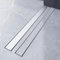 AICA Duschrinne Edelstahl 80 cm, 2in1 Befliesbar Bodenablauf Komplettset extra flach, Ablaufrinne Siphon mit Geruchsstop und Haarsieb (80 cm)