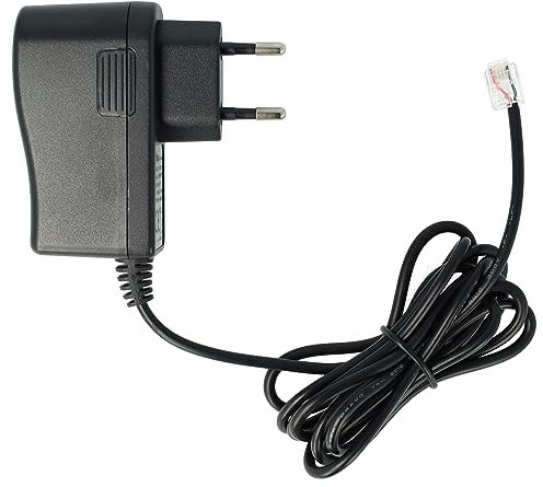 vhbw Netzteil kompatibel mit Agfeo ST22, ST22 IP, ST31, ST40, ST40 IP, ST42, ST42 IP Festnetz-Telefon, Haustelefon - 170 cm