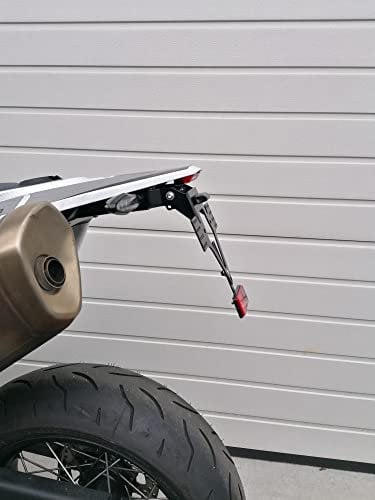 Kennzeichenhalter EVO Slim für Husqvarna 701 Supermoto 2016-2025 kurzer Kennzeichenträger GroFaTec Nummernschild kurzes Heck Heckumbau huski sm