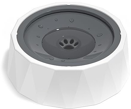 ELS PET Dog Water Bowl Non Spill: Non Drip Slow Drink Pet Water Bowl with Filter, Anti Slip Vehicle Carried Dog Bowl for Dog Cat Puppy Outdoor Travel