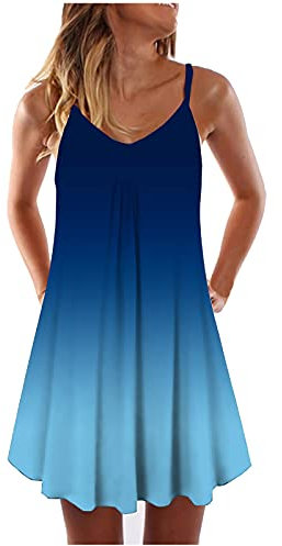 Robe Coton Femme Ete Longue Mi-Longue Robes d'été Sexy Midi Longue Mode Rétro Mini Jupe de Plage Ample Pour Dames Chic élégante Décontracté Imprimé Bohème Courte Grande Taille Robe Femme Enceinte