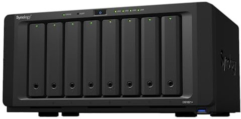 Synology DS1821+ 32TB 8 Bay Desktop NAS Solution installed with 8 x 4TB HAT3300 Drives