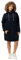 Ulla Popken Damen Sweatkleid, Stehkragen, Langarm, Taschen Kleid, Marineblau, 46-48