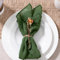 MLMW Stoffservietten, Set mit 10 olivgrünen Sommer-Tischservietten, waschbar, 41,9 x 41,9 cm, für Hochzeit, Garten, Party, Babyparty, Brautparty, Geburtstag, Tischdekorationen