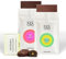 Kaicao Chocolat Noir et Dattes Medjool - Dégustation de 2 Chocolats Noirs 70% Cacao Colombia avec Fleur de Sel, 85% Cacao Pérou, et Quatre Dattes Medjool Fourrées aux Pistaches et Cardamome - 3 Paquet