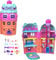 Polly Pocket Minimuñecas y Conjunto de Juego Casa de Helado Grande, temática de Oso de los Helados con más de 25 Accesorios, incluidos Muebles, Comida y Mascotas, JKB89