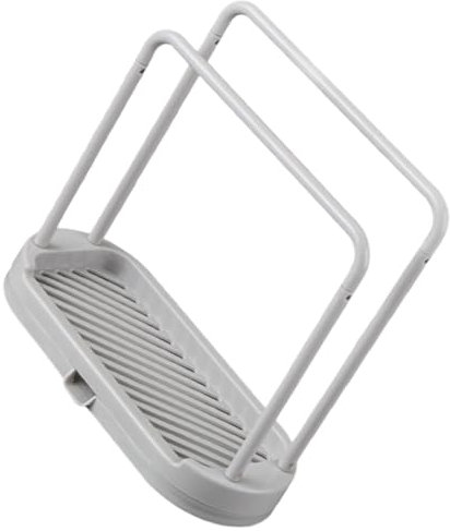 OKUMEYR Estante De Almacenamiento De Doble para Paños De Cocina Soporte De Escritorio para Esponjas y Cepillos Organizador Multiusos para Escurridor De Paños De Cocina