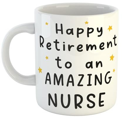 Just The Shirt Happy Retirement to an Amazing Nurse Ceramic Mug – Thoughtful Gift for a Retired Nurse