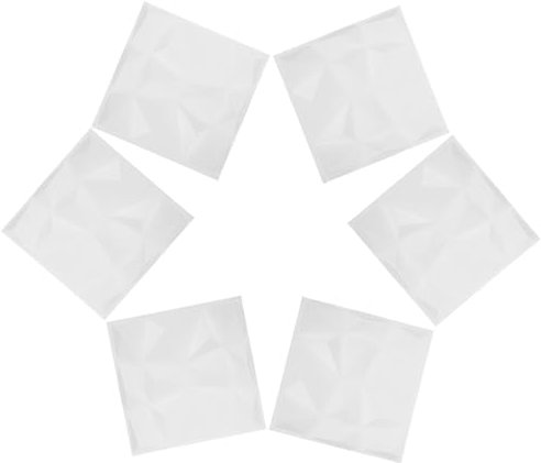 SHINEOFI 6Stücke Wandpaneele PVC Für Innenwanddekoration Selbstklebende Tapetenschale Mattem Verkleidung Für Wohnräume Und Tv Wände