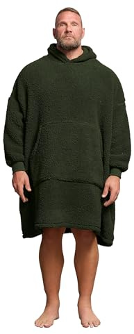 BadRhino Big & Tall Sper Soft Blanket Hoodie - Men's - Plus Size Curve