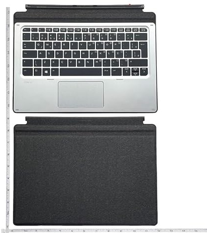 ZCDYGHU Für HP Elite x2 1012 G1 Palmrest Abdeckung Tastatur Mit Touc hp ad HSTNN-D72K 845651-B31 846748-B31 Hintergrundbeleuchtung(GR with C)