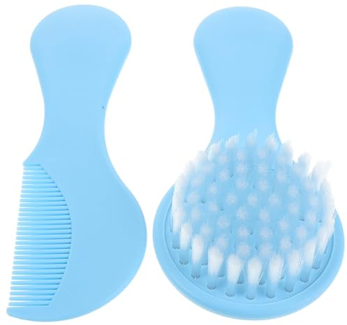 TEHAUX Comb Grooming Kit for Newborn Soft Hair Brush and Comb for Cradle Cap Care Boy Girl Massage Essentials for Boys Girls