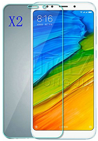 Kepuch 2 Paquetes Vidrio Templado Protector de Pantalla para Xiaomi Redmi 5 Plus/Not