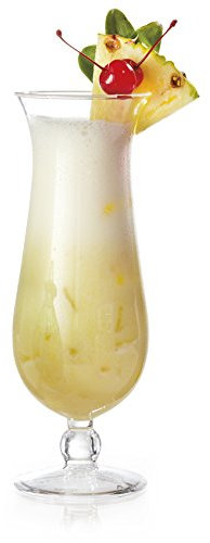 20 oz. Hurricane Glasses, Break Resistant Plastic, Dishwasher Safe, GET HUR-20-CL (Pack of 4)