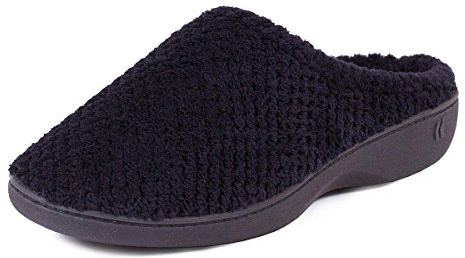 Isotoner Ladies Popcorn Terry Mule Slipper