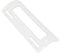 sparefixd White Door Handle Kit for Beko Fridge Freezer Refrigeration