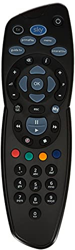 One For All MySKY-Fernbedienung, inklusive 2 Duracell-Batterien, funktioniert mit My Sky HD-Decoder, Decoder, authentisch, Sky 715, Mehrfarbig