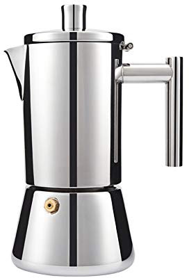 Moke e caffettiere Moka Pot Induction Italian Coffee Caffettiera Concentrato domestico Rendere l'elettrodomestico in acciaio inox (Color : C)