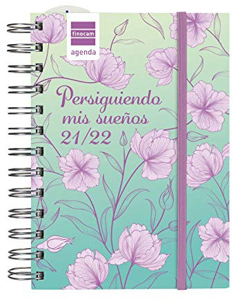 Finocam - Kalender Mini Institut 2021 2022 8. - 120 x 169 1 Tag pro Seite Spanisch