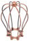 YARNOW 1stk Retro Lampenschirm Aus Schmiedeeisen Lampenschirm Aus Drahtkorb Lampenschirm Aus Metallgitter Vintage- Tischlampenschirme Aus Draht Eiserne Lampe Bartheke Metalldrähte