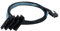 WLGQ Cable interno Mini SAS SFF-8087 de 36 pines a 4X SAS SFF-8482 de 29 pines con puerto de alimentación SATA de 1 m