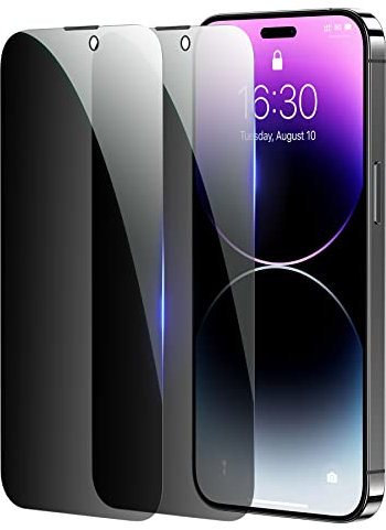 BENKS Panzer Schutz Glas für iPhone 13 Pro Max [2 Stück] Sichtschutz Panzerfolie, Schutzfolie Panzerfolie Glas Folie Displayschutzfolie Schutzglas für iPhone 13 Pro Max