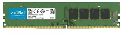 CRUCIAL RAM D4 3200 16GB C22 Tray