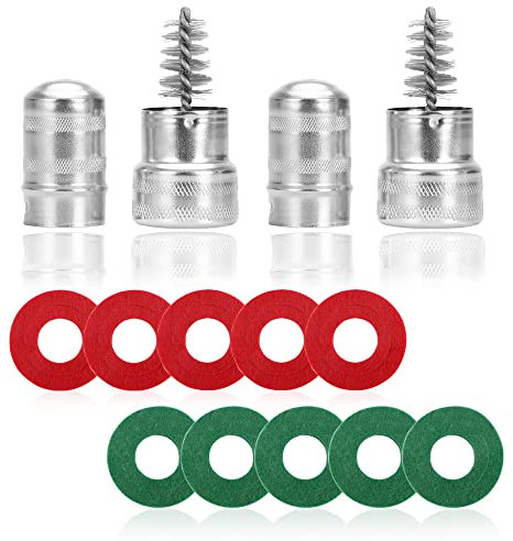 12 in 1 Battery Terminal Cleaner Kit - Must Have Tool Best for Extend Car Marine Battery Life with 12PCS Fiber Washers Protector and 2PCS Cleaning Brush