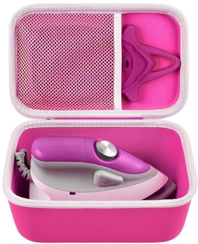 Case Compatible with Newbealer/for Sunbeam Hot-2-Trot/for Olisa M3Pro M2 Mini Sewing Travel Iron, Carrying Stand for Small Craft Quilting Irons with Steam Remain