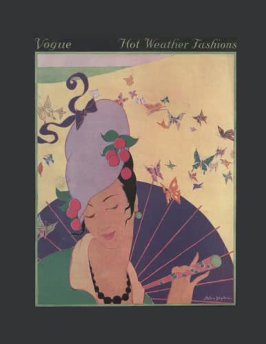 Notebook - Lined - 8.5x11 in - 120 pgs - Vintage Vogue Cover: Notebook, Journal, Diary, Composition Book, Planner | Vintage Vogue Cover