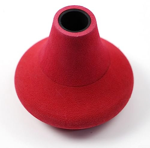 DAZZLEEX Angelrute Butt Kissen Gimbal Rod Halter, Eva Pad Angelrute Butt Cap, Angelrutenschutz für Meeresangeln (rot)