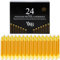 Wordsworth & Black 24 Pack Fountain Pen Ink Refills - Set of 24 Yellow Ink Cartridges - International Standard Size - Length APPR 2.3 - Base Diameter APPR 0.24 - Disposable and Generic
