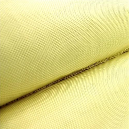 Yinxi 1pc 1m Breite Gelb Farbe Plain Kevlar Stoff Aramid Faser Tuch Kugelsichere Stoff for DIY Nähen Kleidung Weste Jacke (Size : 50cm)